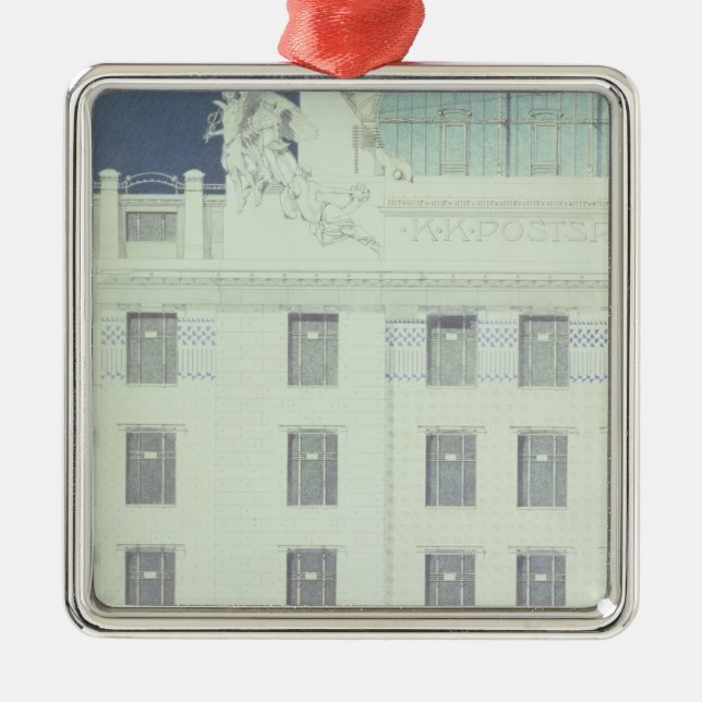 Post Office Savings Bank, Vienna Metal Ornament (Front)