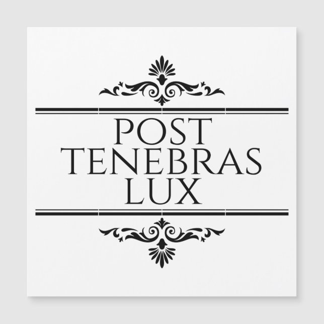 Post Tenebras Lux (Front)