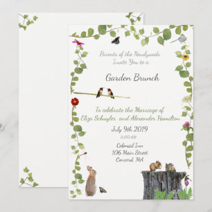 Post wedding: Newlywed Brunch Invitation