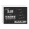 Post Wedding Reception Invitation -- Chalkboard