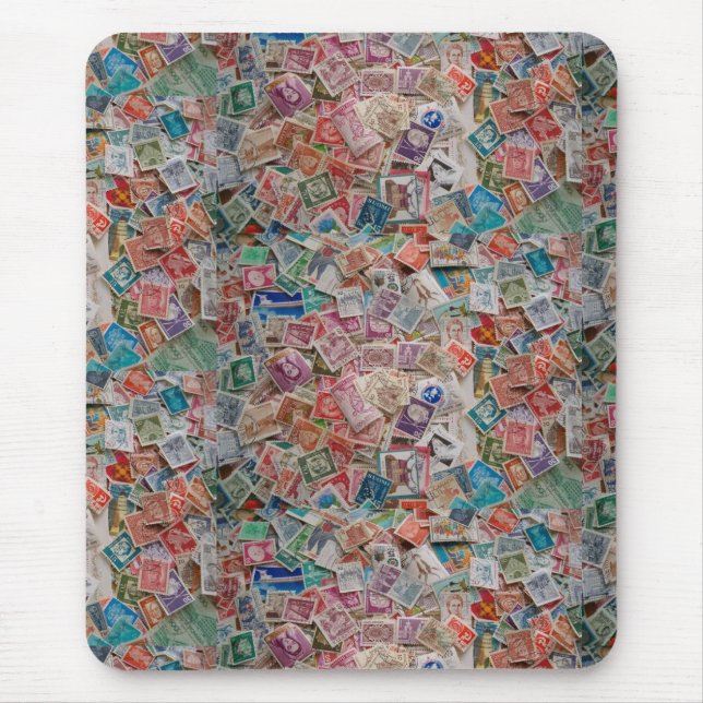 POSTAGE STAMPS MOUSE PAD (Front)