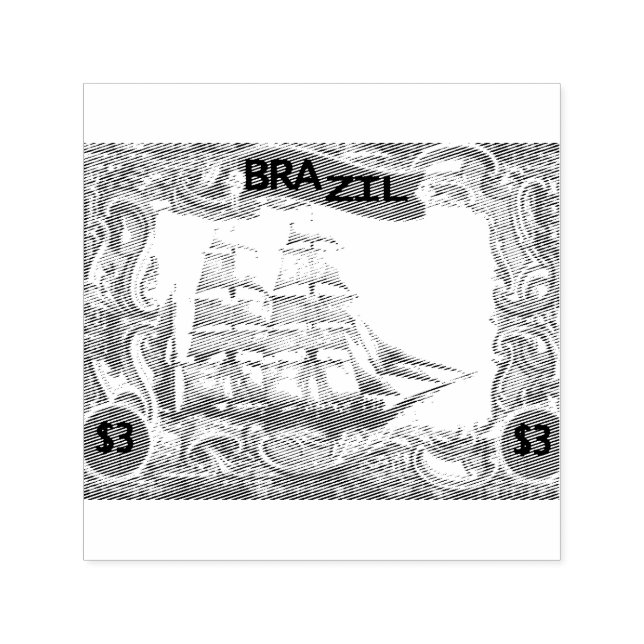 Postage stamps with Brazil (Design)