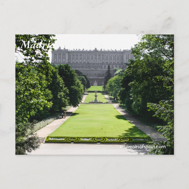 Postal del "Campo del Moro" Postcard (Front)