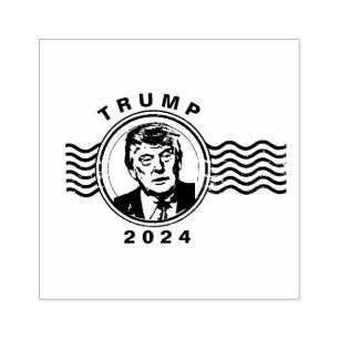 POSTAL DONALD TRUMP PRESIDENT 2024 RUBBER STAMP