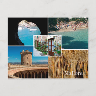 postal fotomontaje de Mallorca - Majorca Postcard