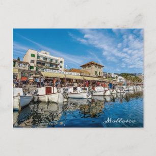 postal puerto de Soller en Mallorca, Majorca Postcard