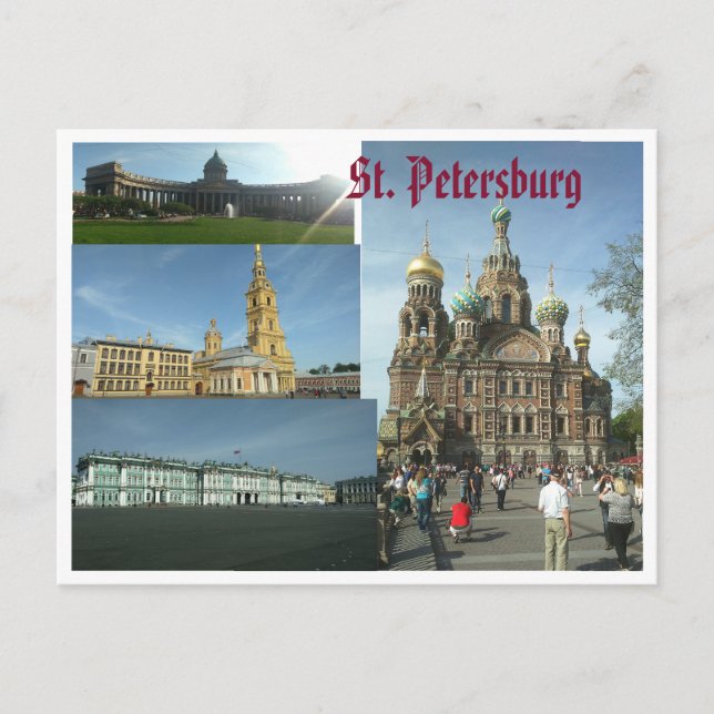 postal saint petersburg postcard (Front)