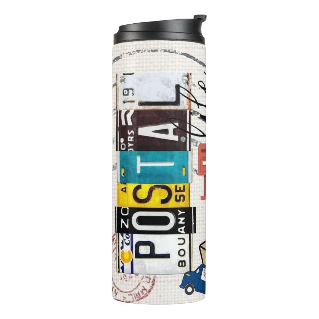 Postal Worker Appreciation Thermal Tumbler (Rotated Left)