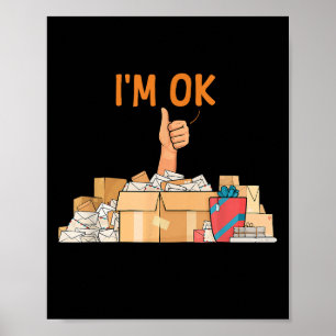 Postal Worker Art For Men Women Postman Post Offic Poster