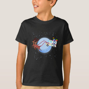 Postal Worker Christmas Mail Truck Funny Mailman T-Shirt
