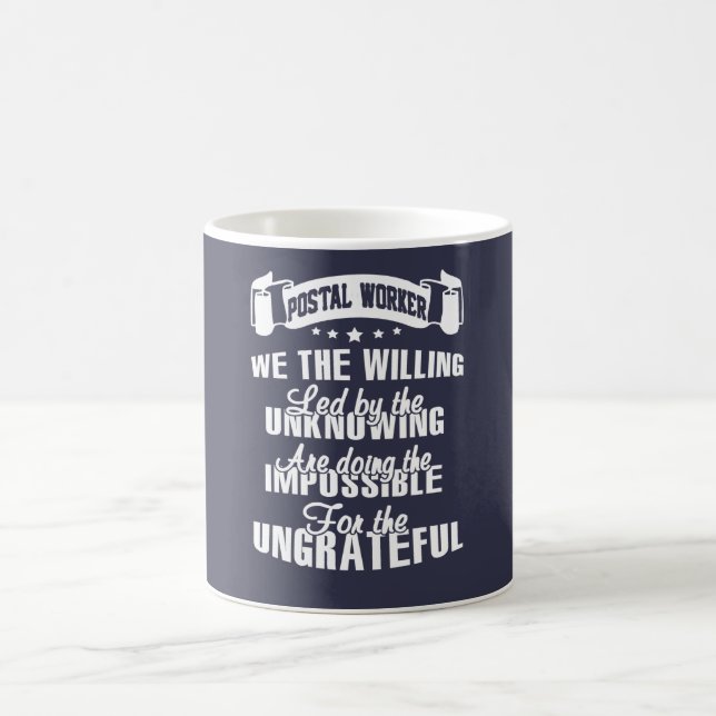 Postal worker coffee mug (Center)