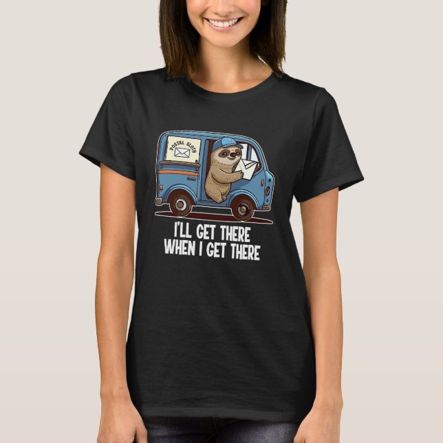 Postal Worker  Delivery Mailman T-Shirt (Front)
