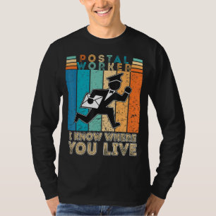 Postal Worker Funny Carrier Mailman Post Office Da T-Shirt