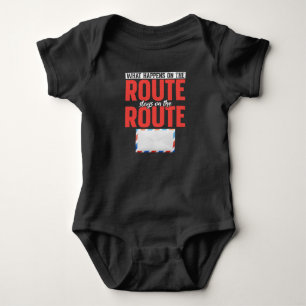 Postal Worker Funny Mail Carrier Baby Bodysuit