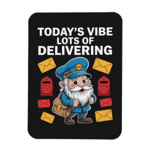 Postal Worker Gnomes Mail Magnet