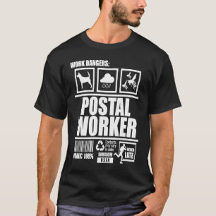 Postal Worker Handling Postman Mailman T-Shirt