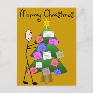 Postal Worker "Merry Christmas" Cards & Postcards