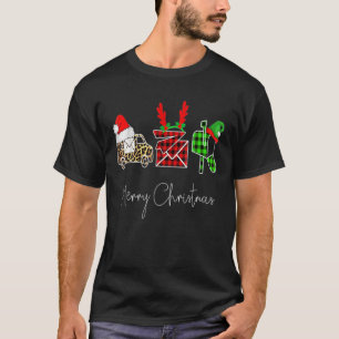Postal Worker Merry Christmas Funny Xmas For Famil T-Shirt
