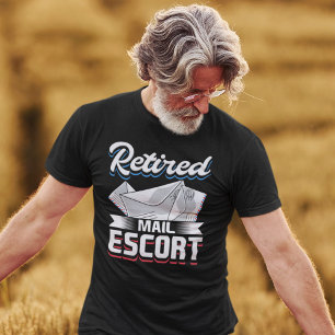 Postal Worker Retirement Funny Retired Mailman T-Shirt