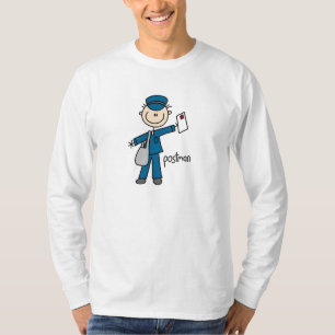 Postal Worker Stick Figure T-Shirt