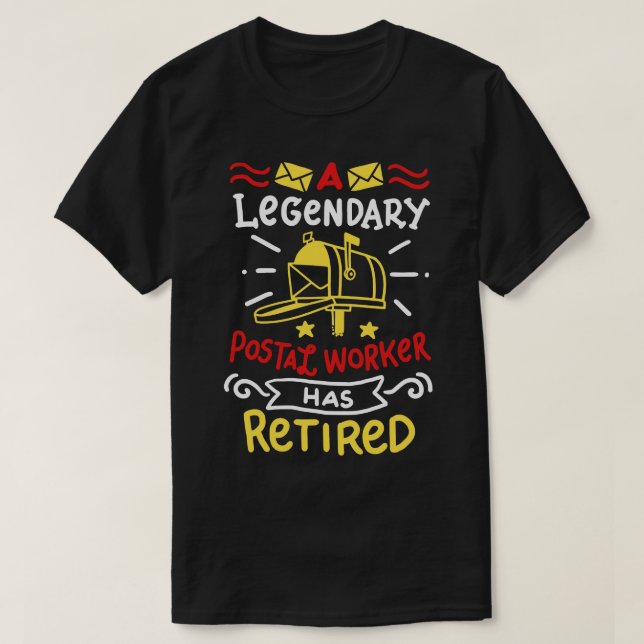 Postal Worker T-Shirt (Design Front)