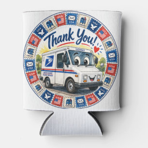Postal Workers Appreciation  Can Cooler