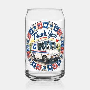 Postal Workers Appreciation  Can Glass