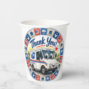 Postal Workers Appreciation  Paper Cups