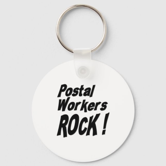 Postal Workers Rock ! Porte-clés (Recto)