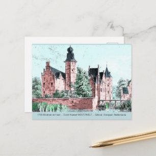 Postale 1729 A. de Haen Dutch Kasteel WESTERVELT Carte pos