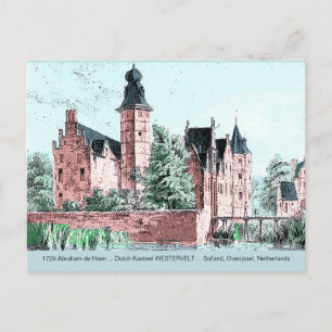 Postale 1729 A. de Haen Dutch Kasteel WESTERVELT Carte pos