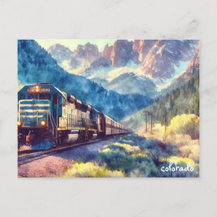 Postale acheter cool Travel Vintage Colorado Springs Carte