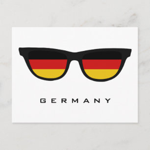 Postale Allemagne Shades texte personnalisé et carte posta