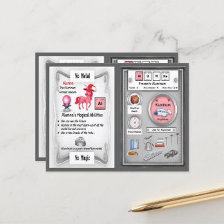 Postale Alumna - Aluminium Horn Carte de jeu Unicorn