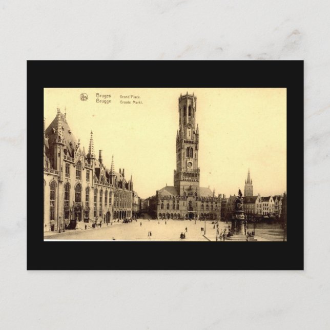 Postale Ancienne carte postale, Bruges (Devant)