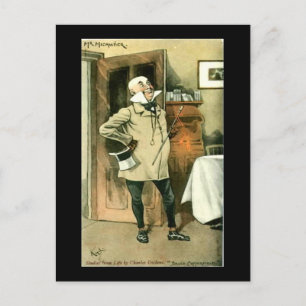 Postale Ancienne carte postale, Dickens, Copperfield, M. M