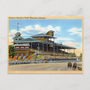 Postale Ancienne carte postale, piste de course du parc De