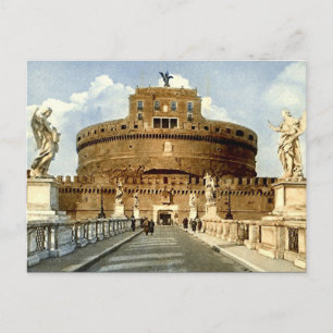 Postale Ancienne carte postale, Rome, Castel Sant'Angelo