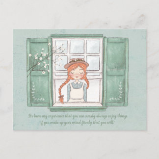 Postale Anne of Green Gables Profitez des choses Carte pos
