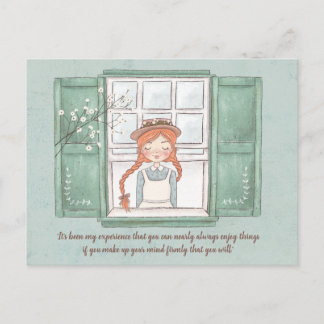 Postale Anne of Green Gables Profitez des choses Carte pos
