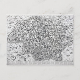 Postale Antiquae Urbis Perfecta Imago, Carte de Rome