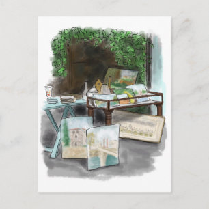 Postale Antiquités au Marché aux puces de Paris - Carte po