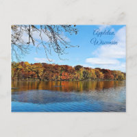Appleton, Wisconsin Fall Leaves Photo Carte Postal