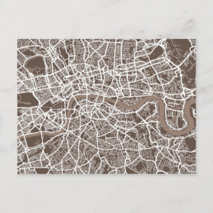 Postale Art de la carte de Londres England Street