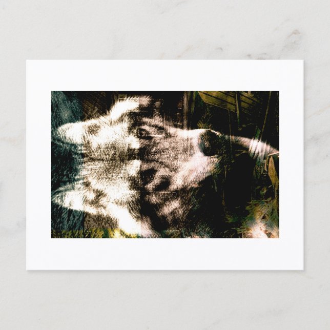 Postale Art de remix numérique : Impression de carte posta (Devant)
