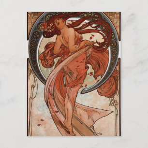 Postale Art Nouveau Carte de poste de danse