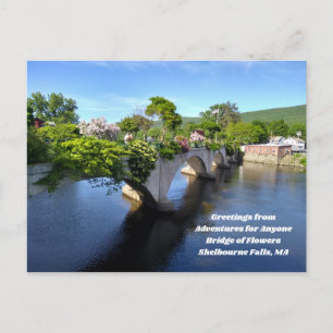 Postale Aventures pour n'importe qui Pont des Fleurs carte