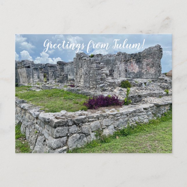 Postale aWorld2Celebrate : Salutations de Tulum! Carte pos (Devant)