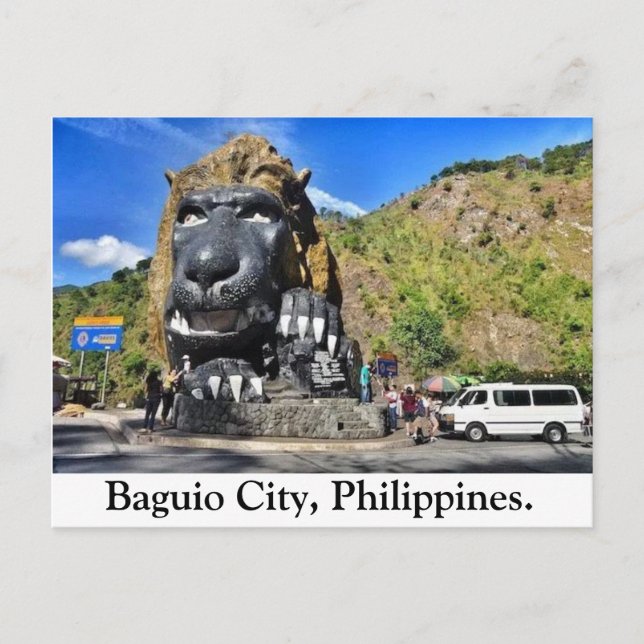 Postale Baguio City, Philippines Carte postale.  (Devant)