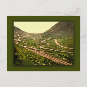 Postale Barnesmore Gap. Carte du comté de Donegal, Irlande